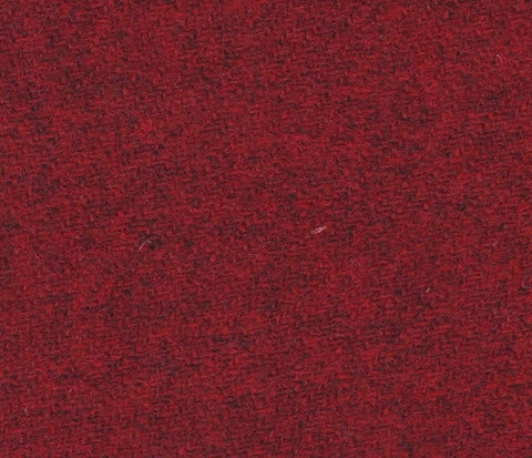 Festive flecked red plain Harris Tweed 74cm wide x 30cm long continual