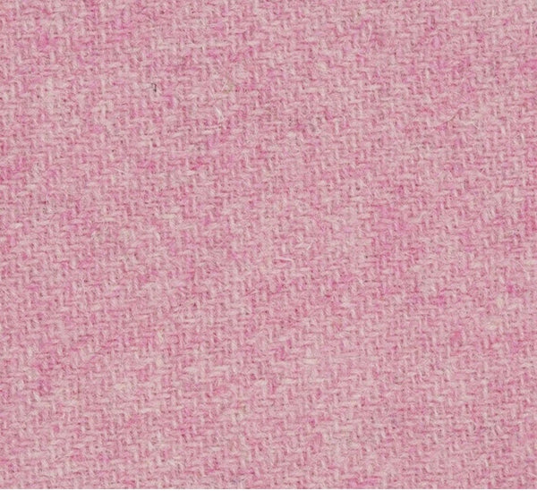 OFFCUT Light flecked pink plain Harris Tweed 68cm wide x 60cm long