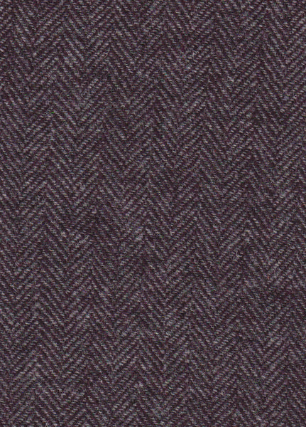 Brown & grey herringbone OFFCUT Harris Tweed 60cm wide x 60cm