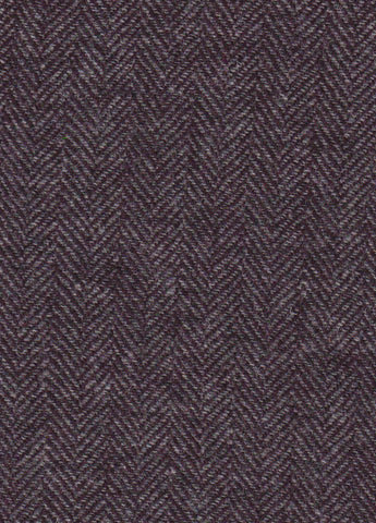 Brown & grey herringbone OFFCUT Harris Tweed 60cm wide x 60cm