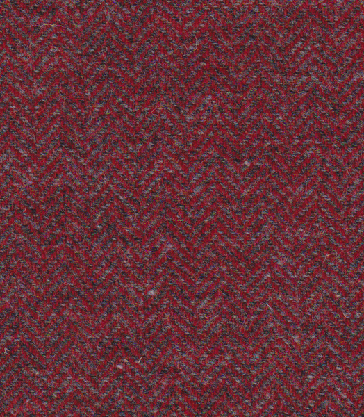 Red and Light Grey hb Harris Tweed 74cm wide x 65cm long