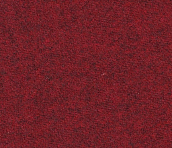 Festive flecked red plain Harris Tweed 74cm wide x 50cm long continual
