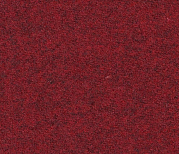 Festive flecked red plain Harris Tweed 74cm wide x 50cm long continual